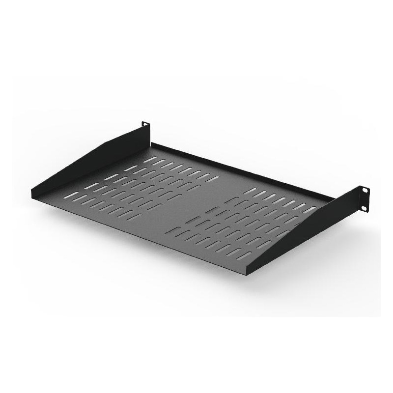 Fixed Shelf For 19” Racks 1U 2U Black