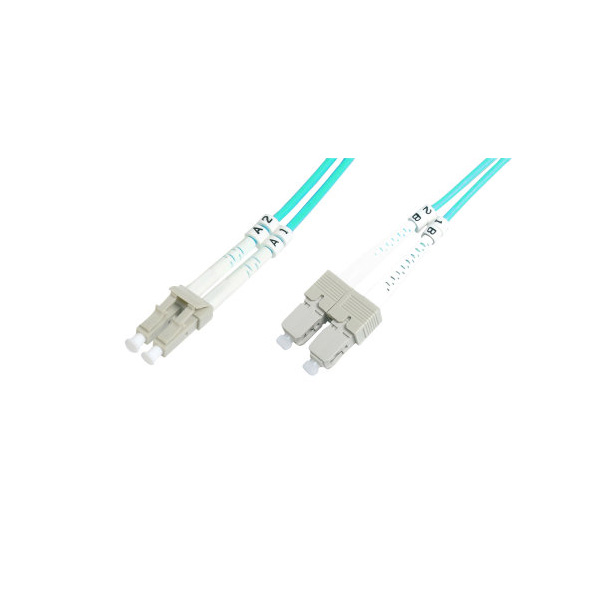 Fiber Optic Patch Cord SC/UPC-LC/UPC Duplex MM OM3 LSZH
