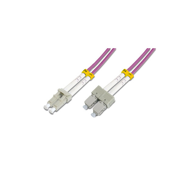 Fiber Optic Patch Cord SC/UPC-LC/UPC Duplex MM OM4 LSZH