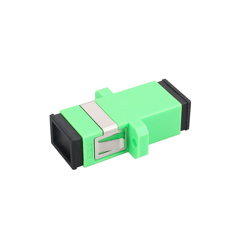 Fiber Optic AdapterLC/APC DuplexCoupler Singlemode OS2 Green
