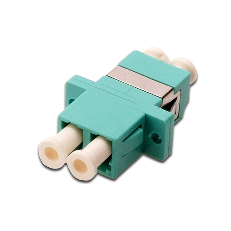 Fiber Optic Adapter LC/UPC Duplex Coupler Singlemode OM3 Aqua