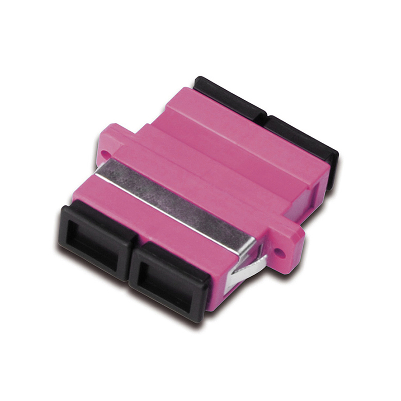 Fiber Optic Adapter SC/UPC Duplex Coupler Singlemode OM4 Violet