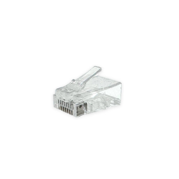 CAT6 Modular Plug, RJ45, 8P8C, Unshielded, Round cable type
